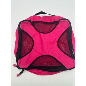 Shake Pak Packing Cube w/ Mesh Soft Cube w/ Zipper 14 x 14 Hot Pink